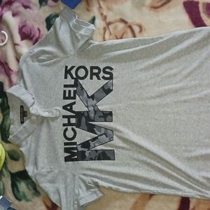 Michael Kors Grey Collared Shirt